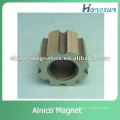 high quality fluted cast ring alnico magnet